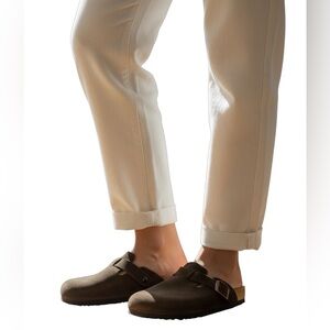 Betula by Birkenstock Suede Clogs with Buckle